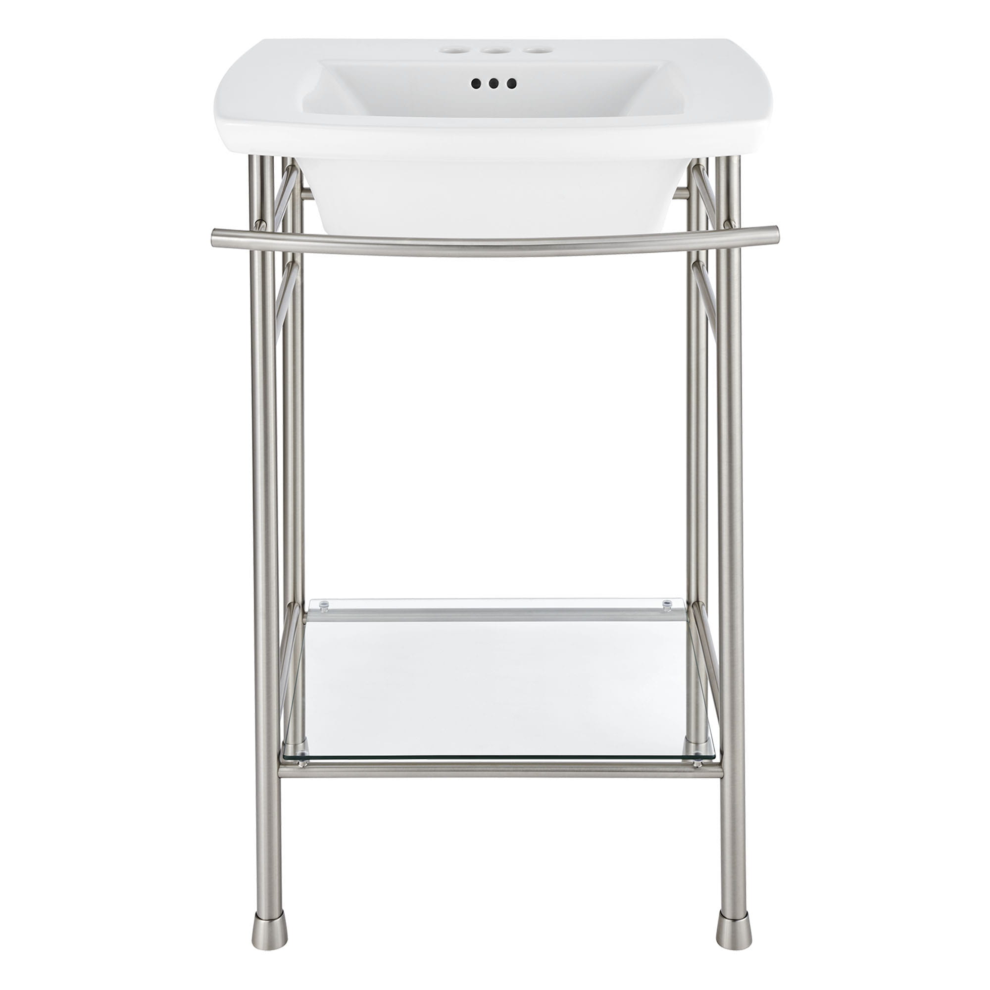 Edgemere Console Table   BRUSHED NICKEL